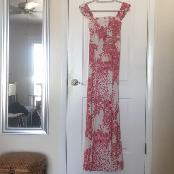 💫Flynn Sky Bardot Maxi Dress - Picture 2 of 8